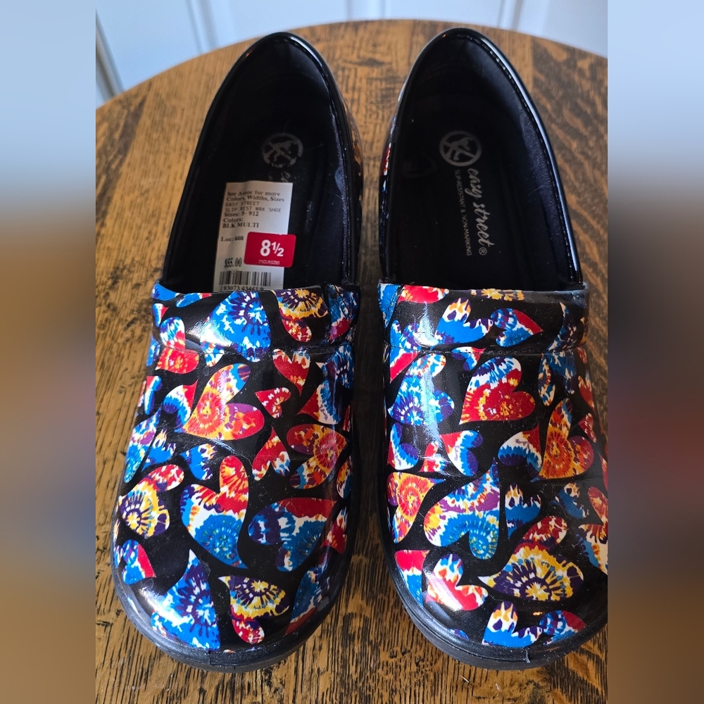 Colorful Easy Street Womens Clogs
